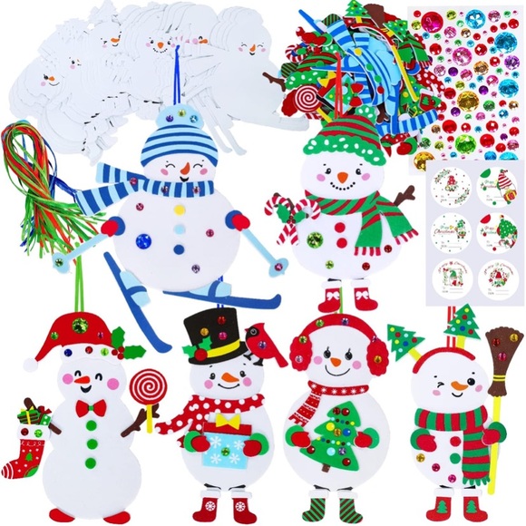 Other - DIY Christmas snowman ornmanets